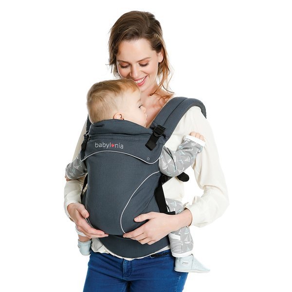 Sistem Purtare Babylonia Flexia Deep Grey, 0-4 Ani