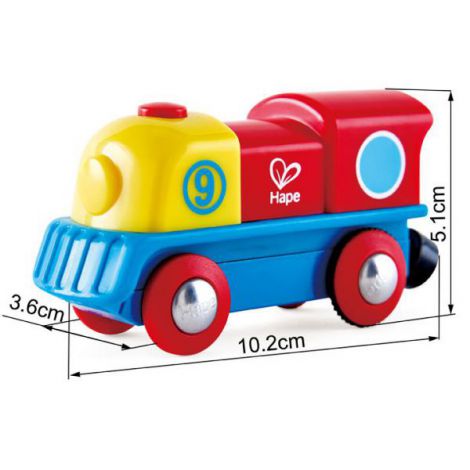 Hape Locomotiva Curajoasa Motorizata | Trenulet - imagine 6