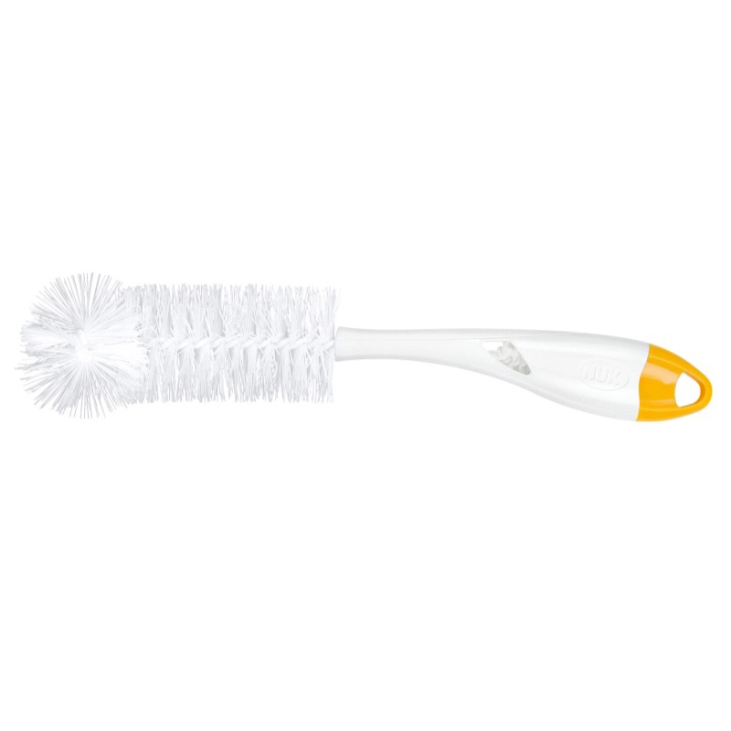 Set perii 2-in-1 NUK, curățare biberoane, Portocaliu - imagine 2