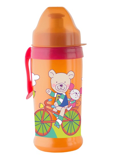 Pahar Sport Rotho CoolFrends Raspberry, 360ml - imagine 2