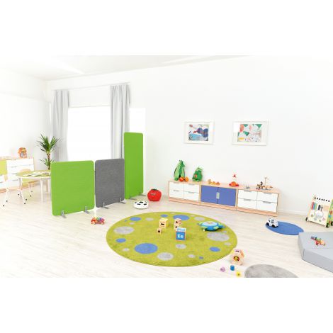 Covor Rotund Verde Moje Bambino, 2 m - imagine 3