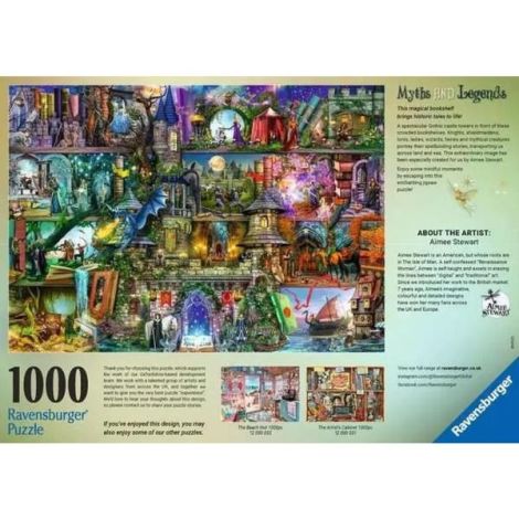 Puzzle Ravensburger Legende si Mituri 1000 piese - imagine 3