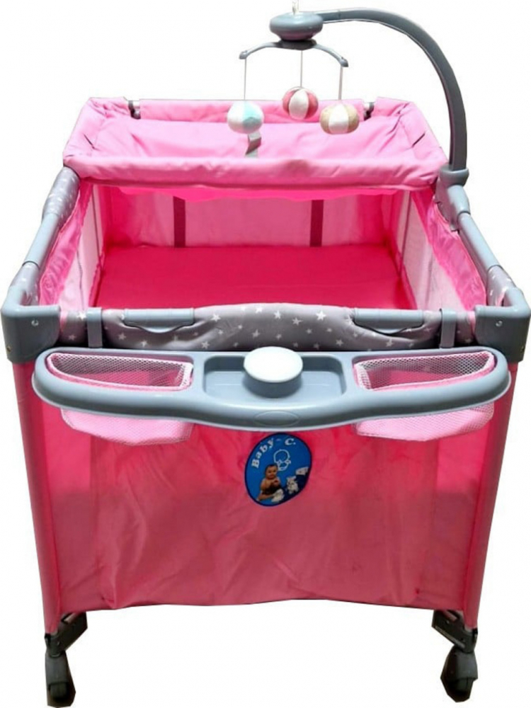 Patut Baby Care Roz Pliabil 2 Niveluri 577RON