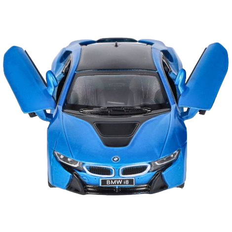 Mașinuță BMW i8 Die Cast Goki 1:36 Albastră