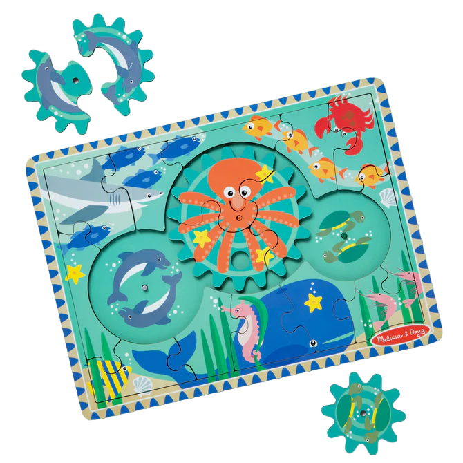 Puzzle Educativ Rotite Ocean | Melissa & Doug