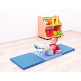 Saltea Pliabilă 3 Elemente Albastru | Moje Bambino - imagine 3