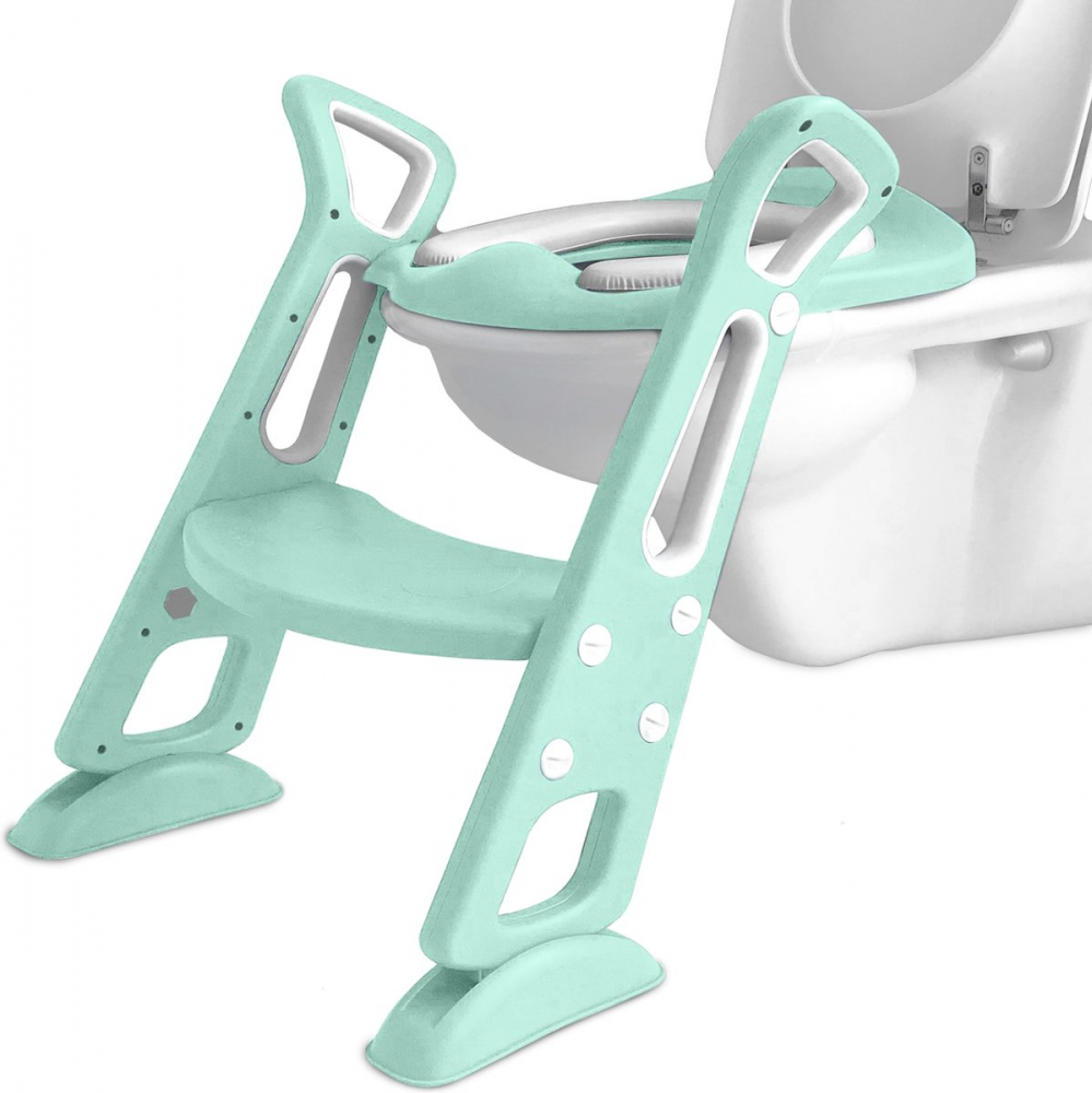 Reductor Toaletă Little Mom Happy Feet Pliabil - imagine 10