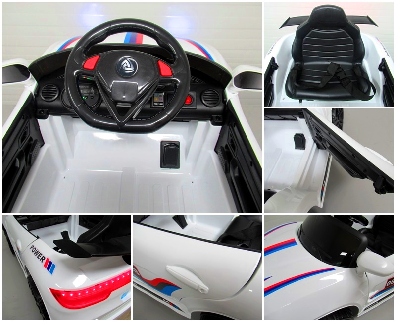 Mașinuță Electrică Cabrio B6 Alb | Autokids - imagine 5