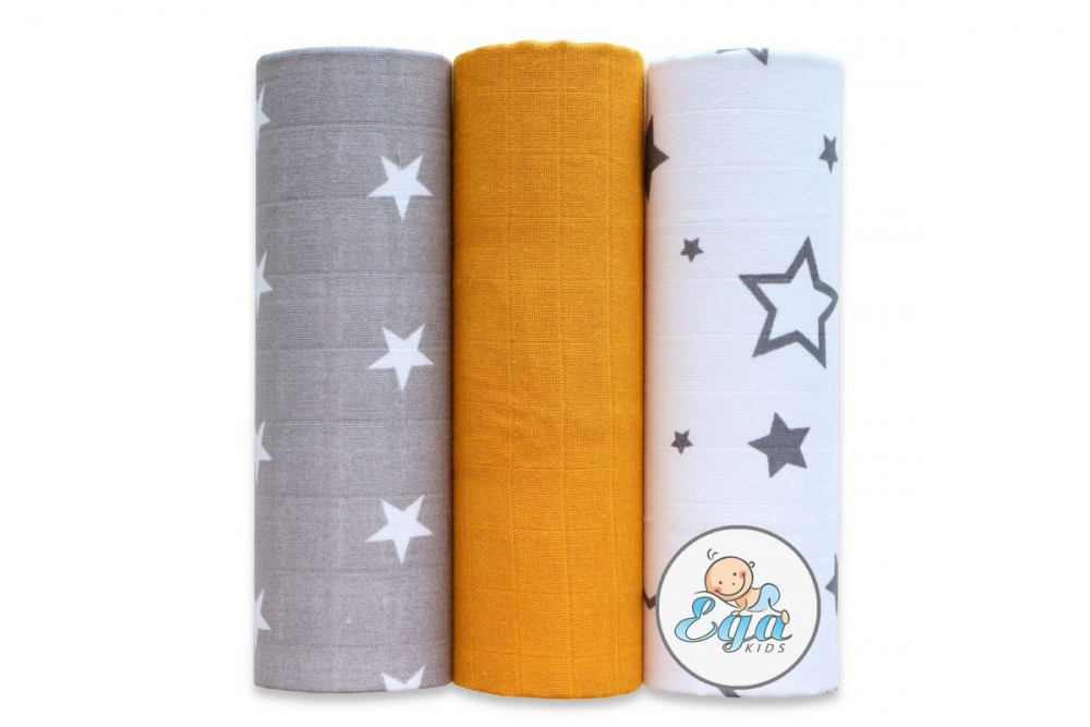 Egakids Set 3 Scutece Bumbac 60x80 cm