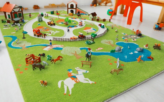 Covor 3D Ferma Ivi Carpets - Joacă Educativă