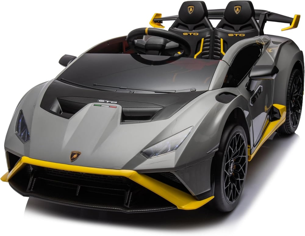 Masinuta Electrica Lamborghini Huracan STO 12V Gri Hollicy