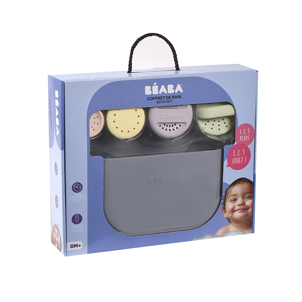 Beaba Cos Silicon Baie Pebble - Organizare și Distracție