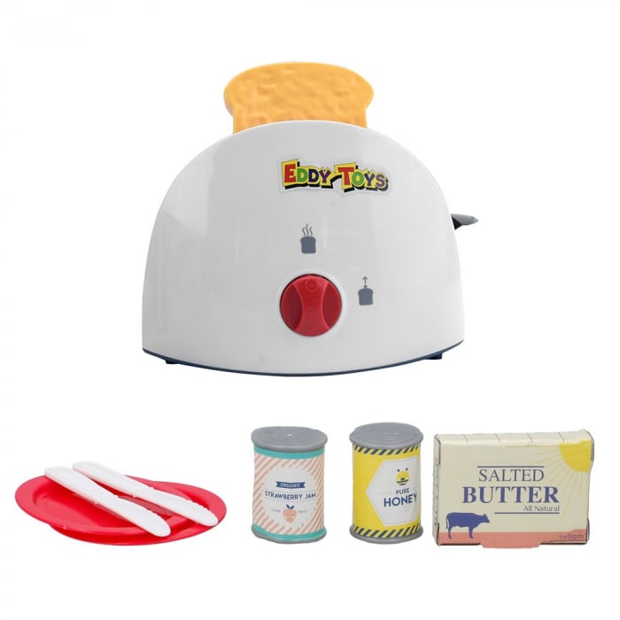 Toaster Eddy Toys cu Accesorii Mic Dejun