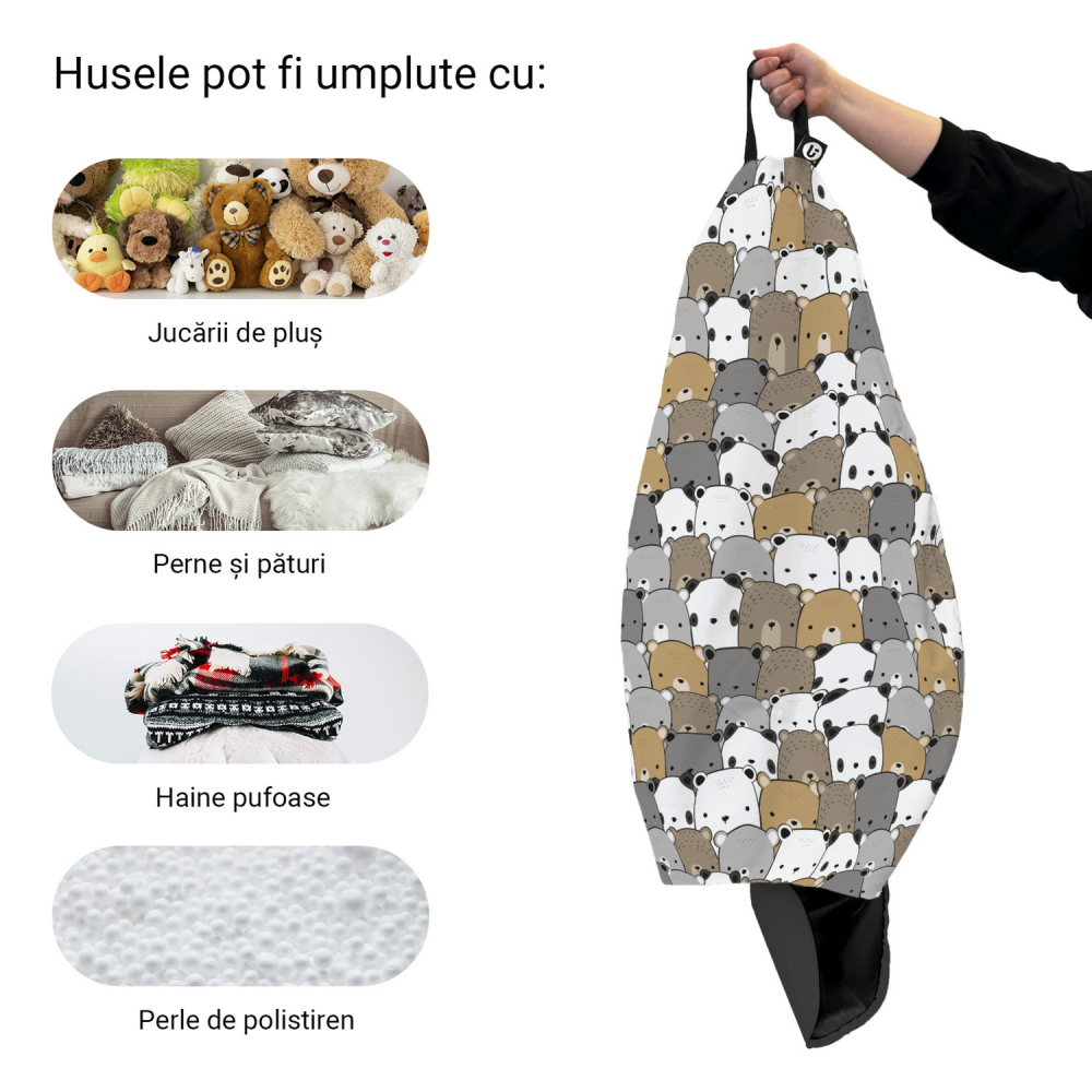 Husă Bean Bag Para XL Maro | Updeco