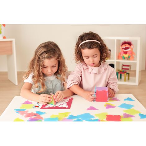 Joc Educatic Conexion 56 Piese Translucide Miniland - imagine 7