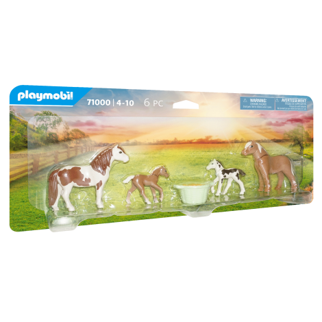 Set 2 Cai Islandezi cu Mânje Playmobil 71000