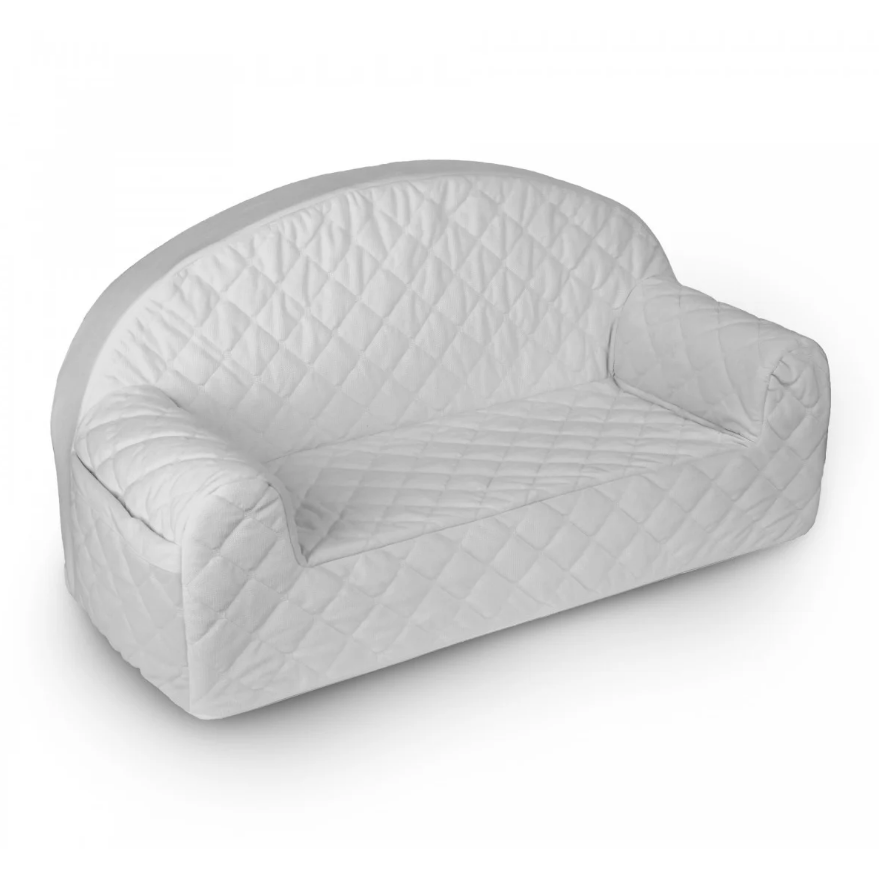 Canapea Babysteps Velvet Gri | Siguranță și Confort - imagine 7