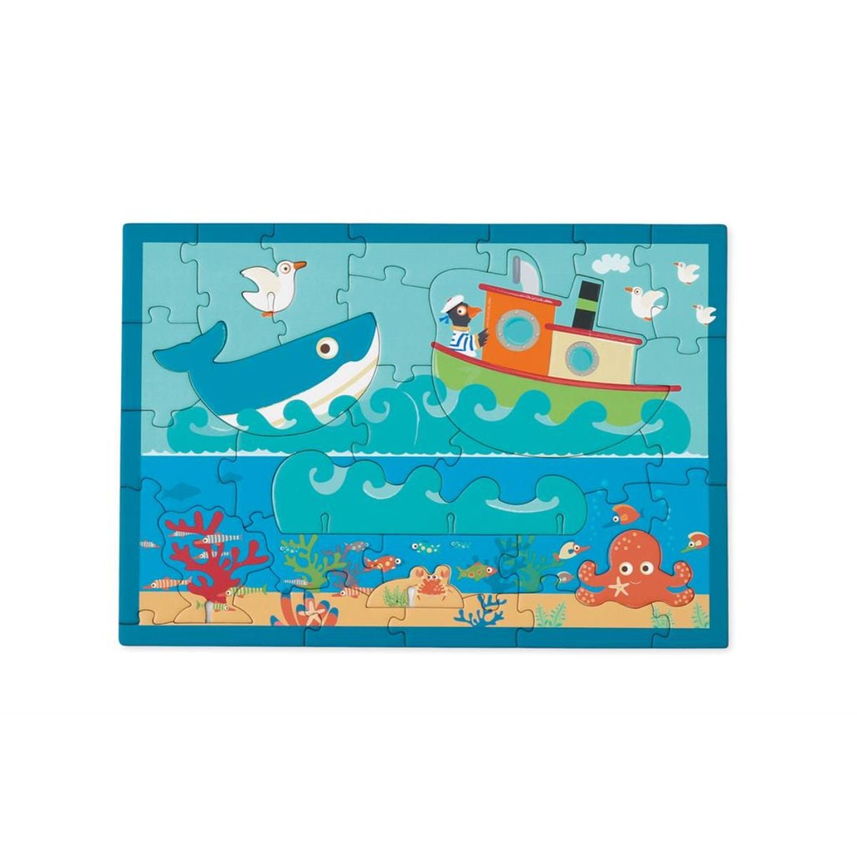 Puzzle 3D Ocean Scratch 2 In 1 30 Piese