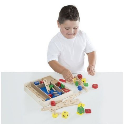 Set Construit Lemn Melissa&Doug - Abilități - imagine 6