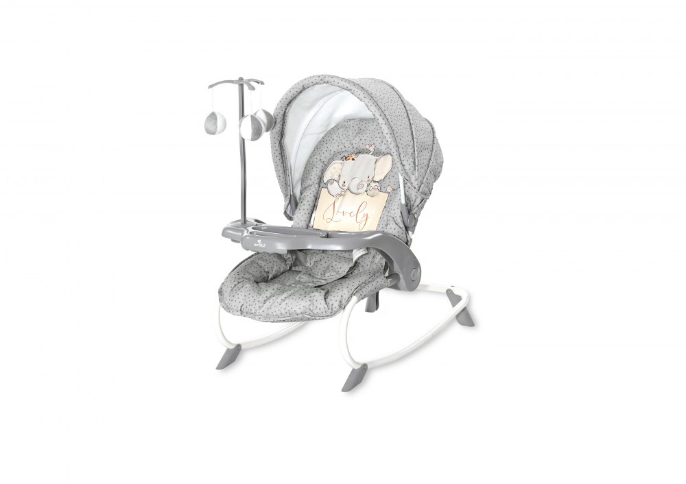 Fotoliu balansoar Lorelli Dream Time Grey - imagine 2