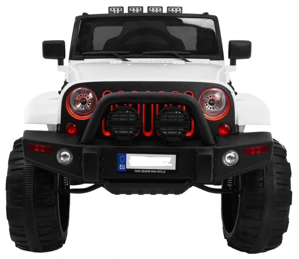 Masinuta Electrica SUV All Terrain Alba - imagine 6