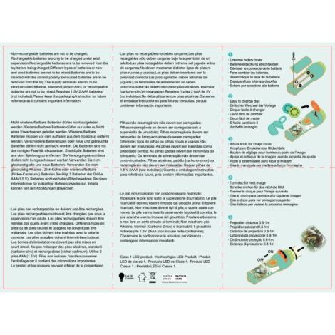Mini Proiector Dinozaur Avenir | Jucărie Educativă - imagine 10