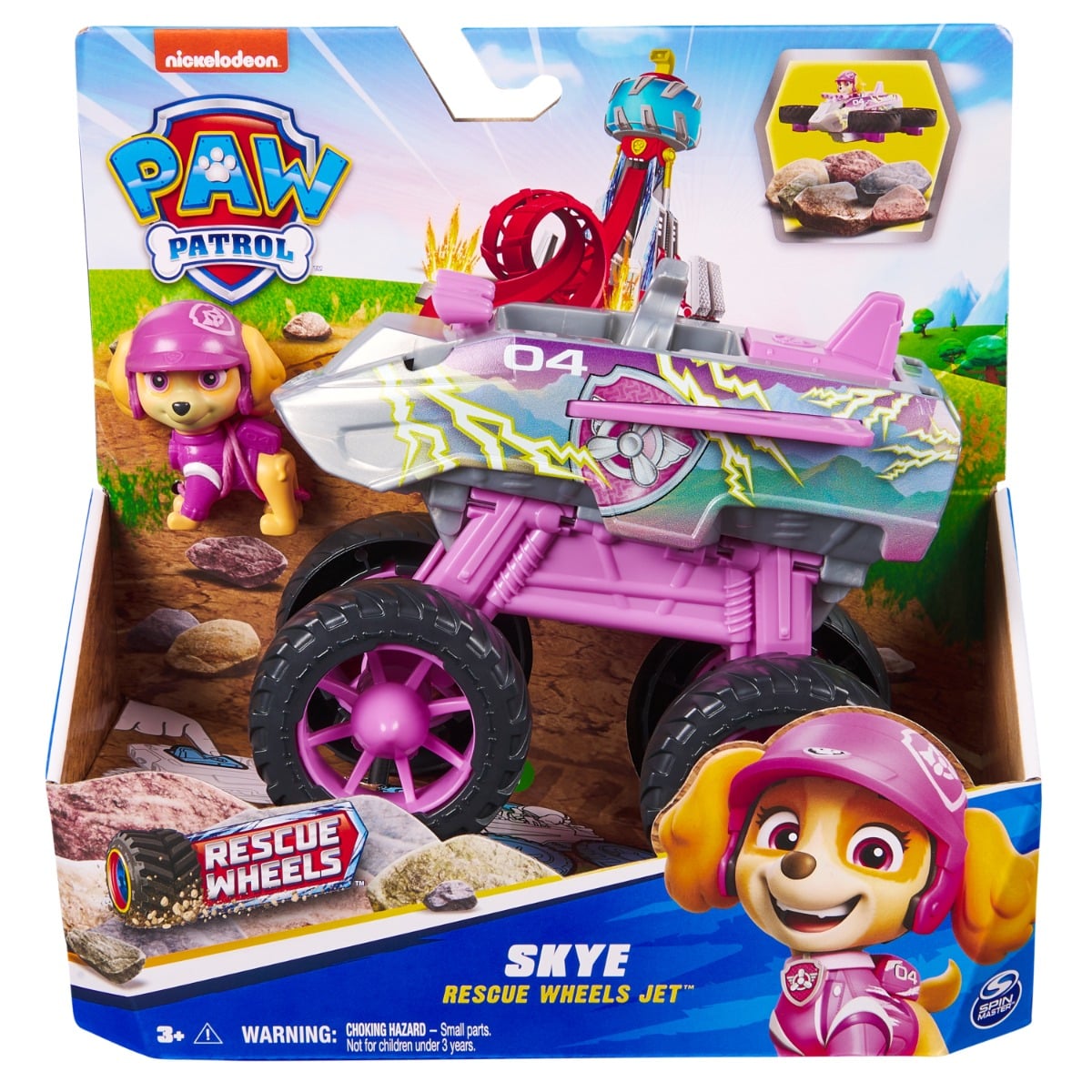 Paw Patrol Masinuta Skye Jet cu Figurina
