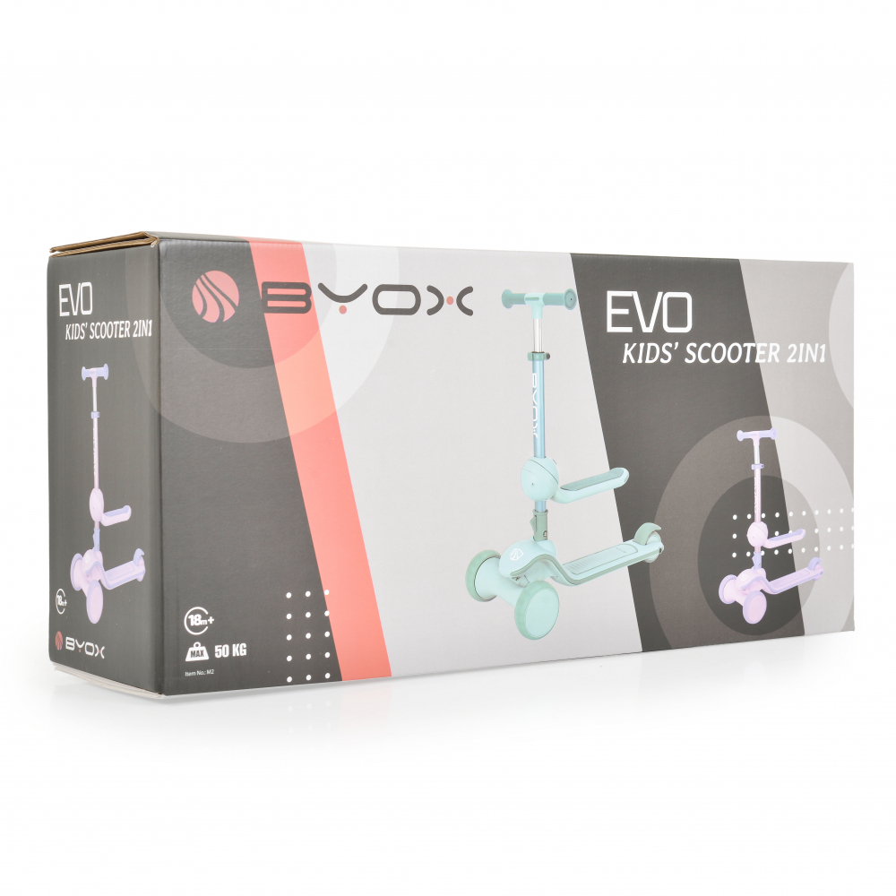 Byox Evo Trotineta 2in1 cu Scaun de la 18 luni