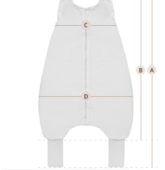 Sac Dormit Bumbac Muselina Babysteps, 0.5 Tog - imagine 5