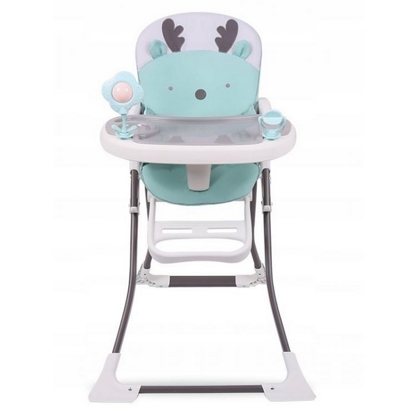 Scaun de masă pliabil Ecotoys cu tavă reglabilă - imagine 4