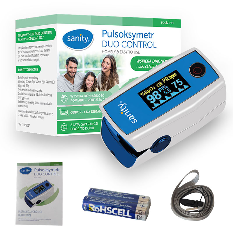 Pulsoximetru Sanity Duo Control, OLED, Pediatric