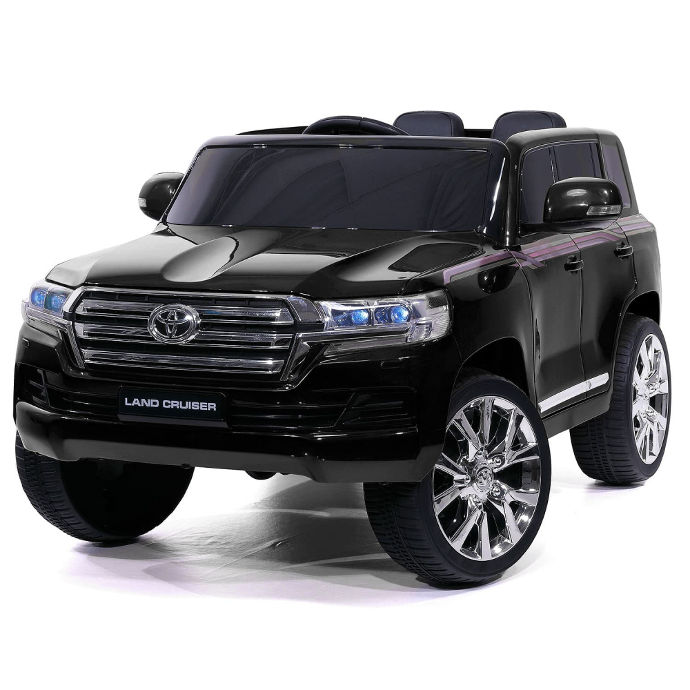 Toyota Land Cruiser Electrică Negru, 2.4 GHz, Roți EVA - imagine 8