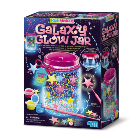 4M KidzMaker Galaxy Kit DIY Borcan Sclipitor