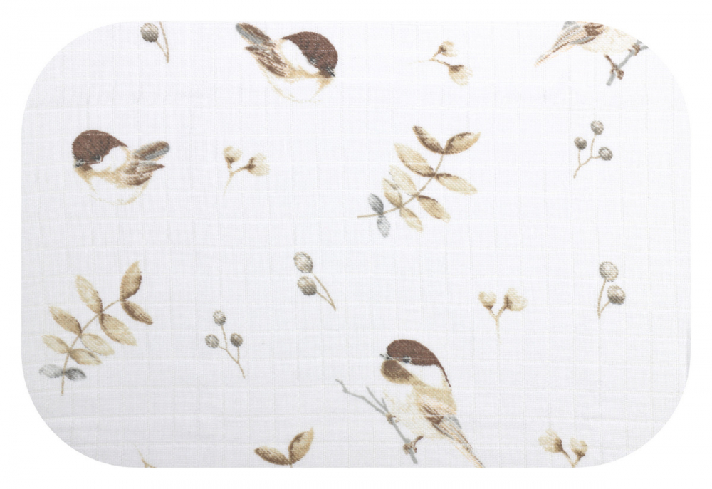 Scutec Muselina Tetra 70x80 cm Egakids Sparrow - imagine 2