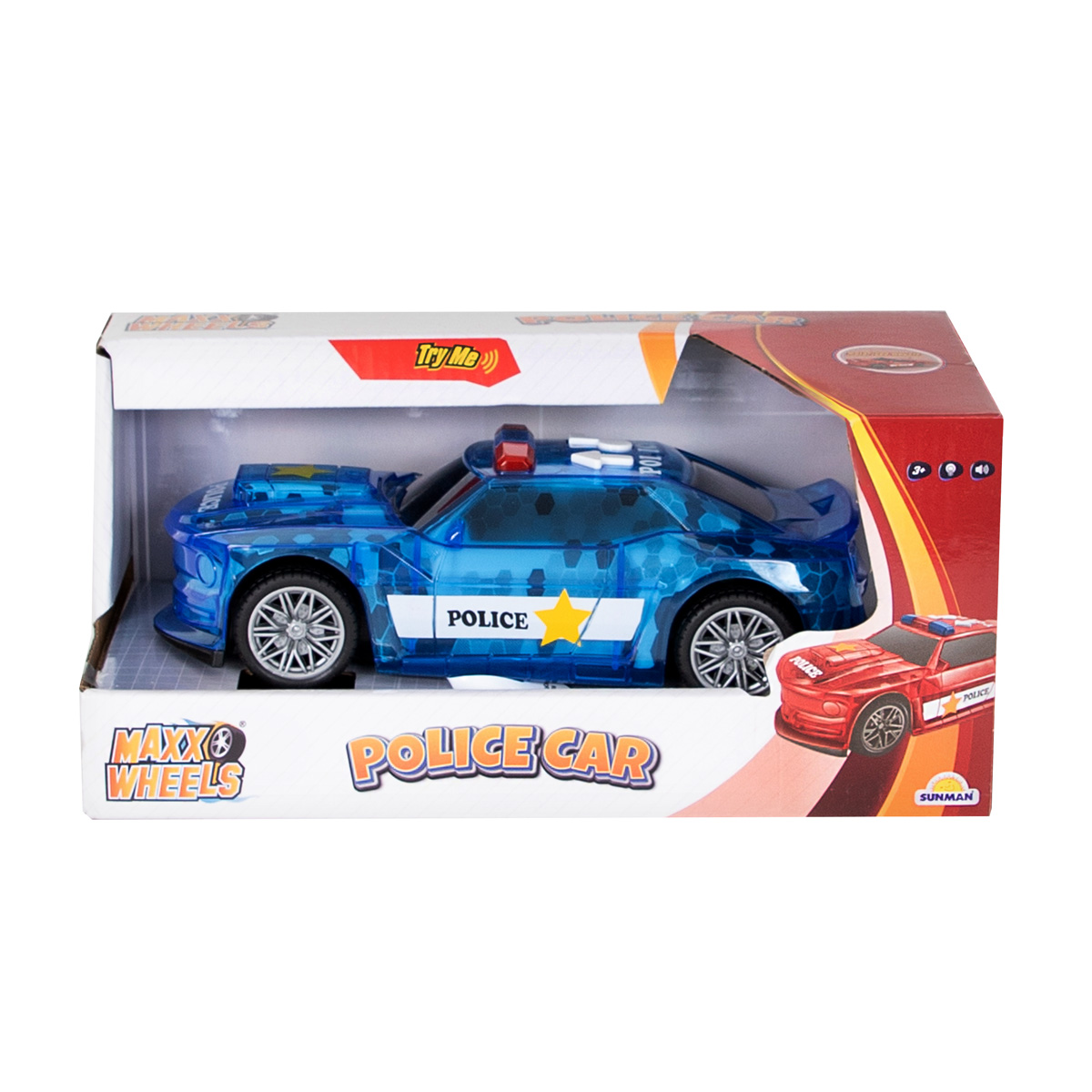 Masina Politie Maxx Wheels | Joc Activ pentru Copil