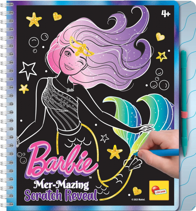 Lisciani Caiet Razuit Barbie Mer-Maizing