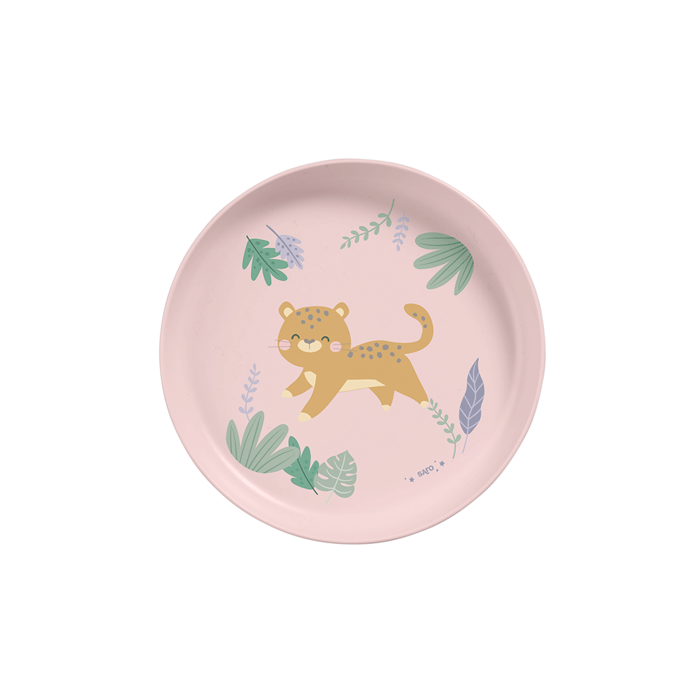 Set Masa Jungle Cheetahs Rose Saro 5 Piese - imagine 2