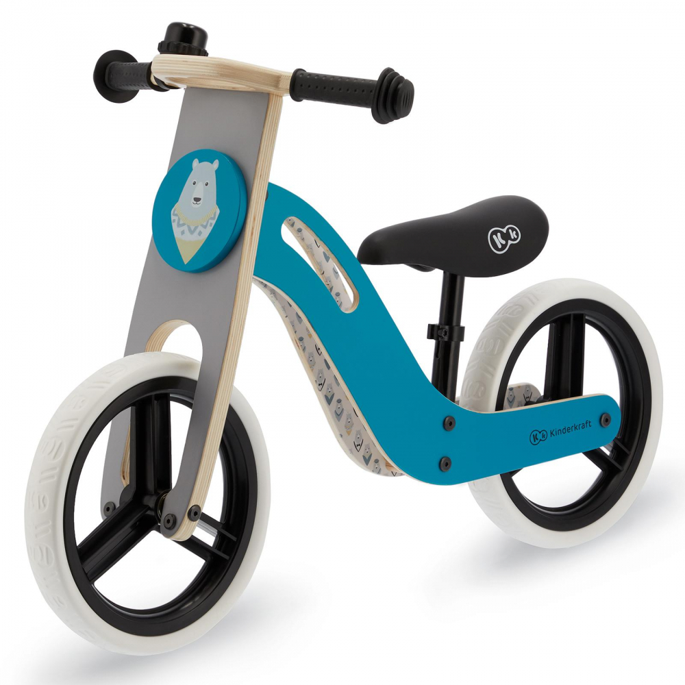 Bicicleta Echilibru Kinderkraft Uniq Turquoise - imagine 6