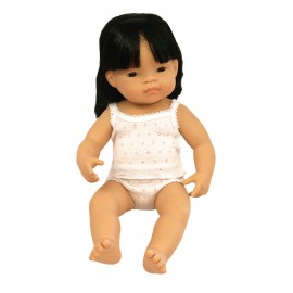 Papusa Fetita Asiatica 38 cm Miniland - Articulata - imagine 2