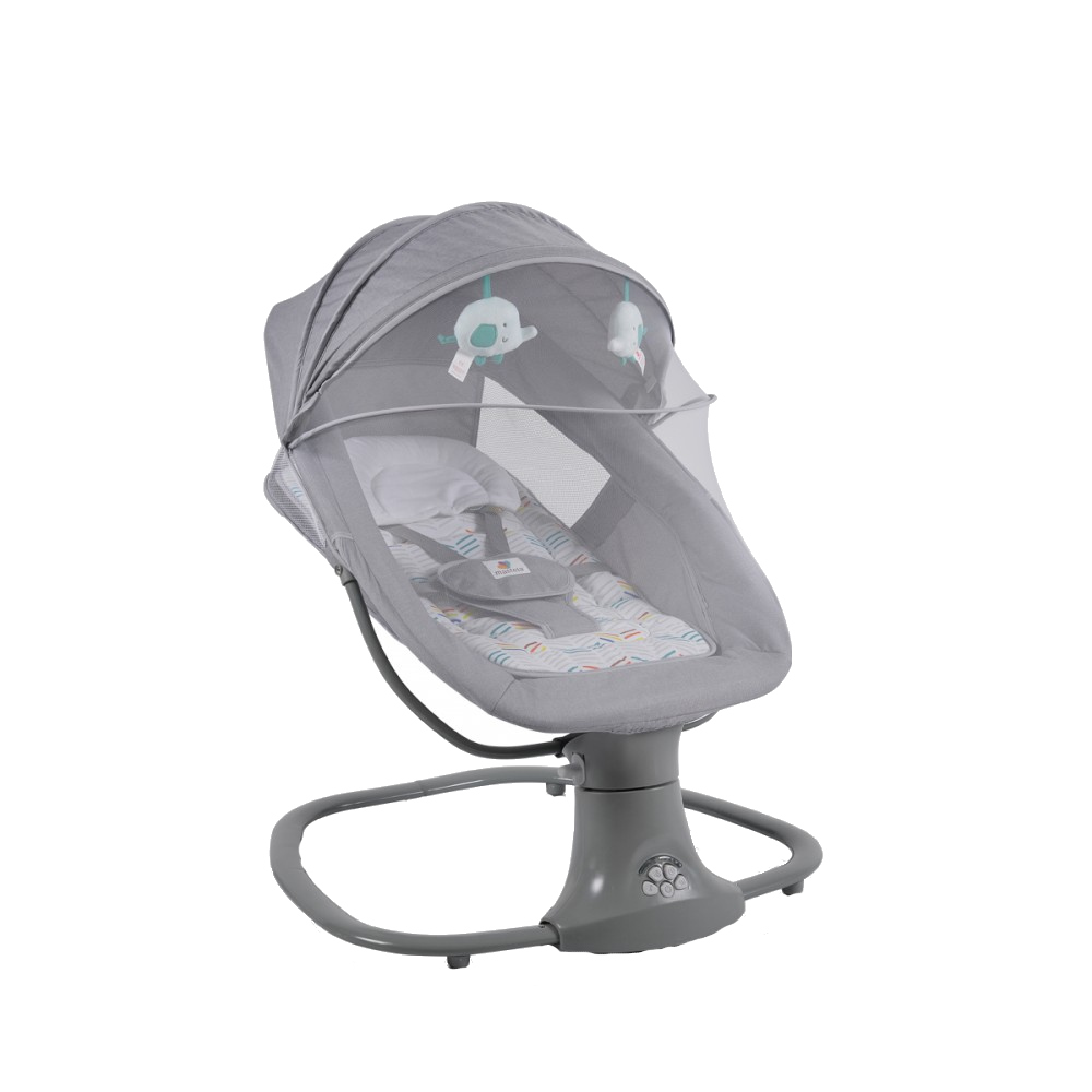 Leagan Electric Cangaroo Axel Grey, cu Telecomanda - imagine 8