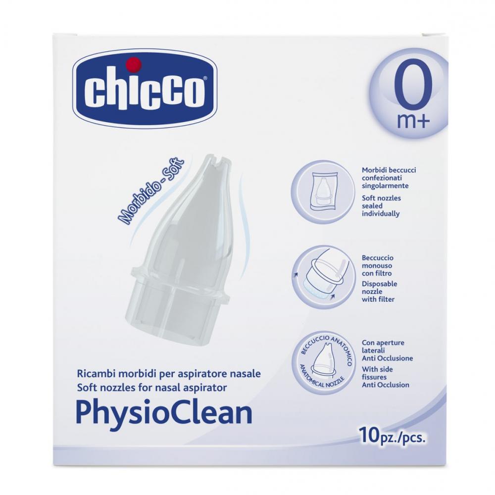 Rezerve aspirator nazal Chicco PhysioClean, 10 buc