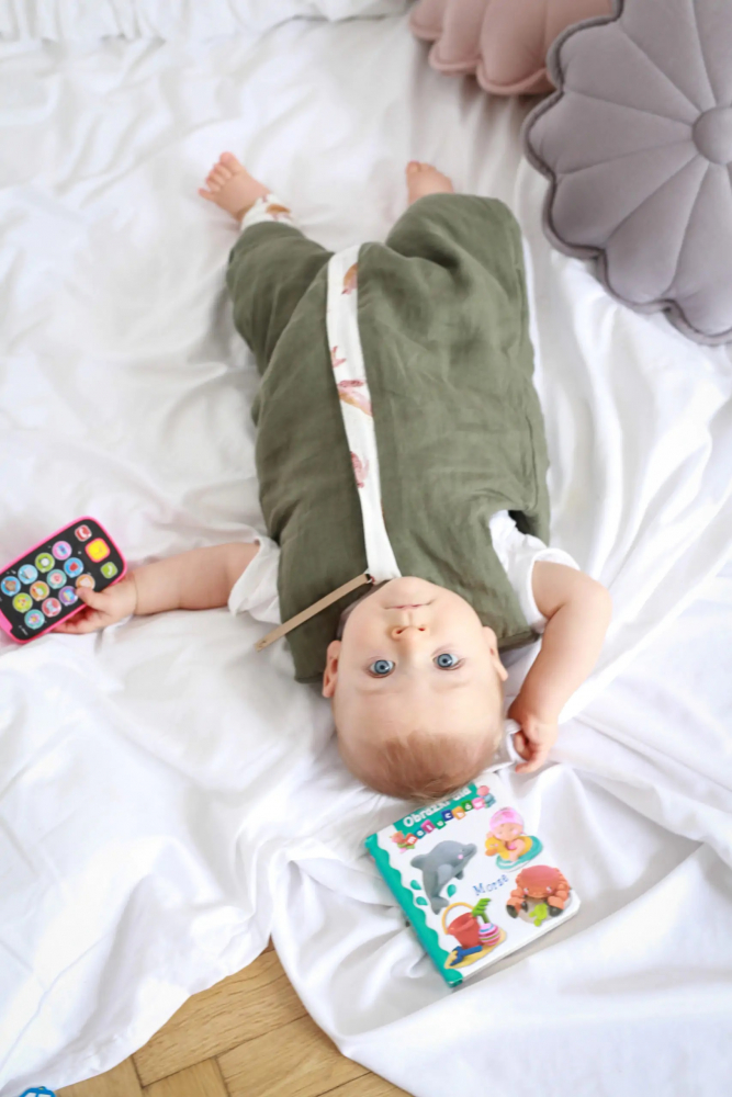 Sac de dormit Babyly, Forest Green, 2-2.5 Tog, 1-2 ani - imagine 6