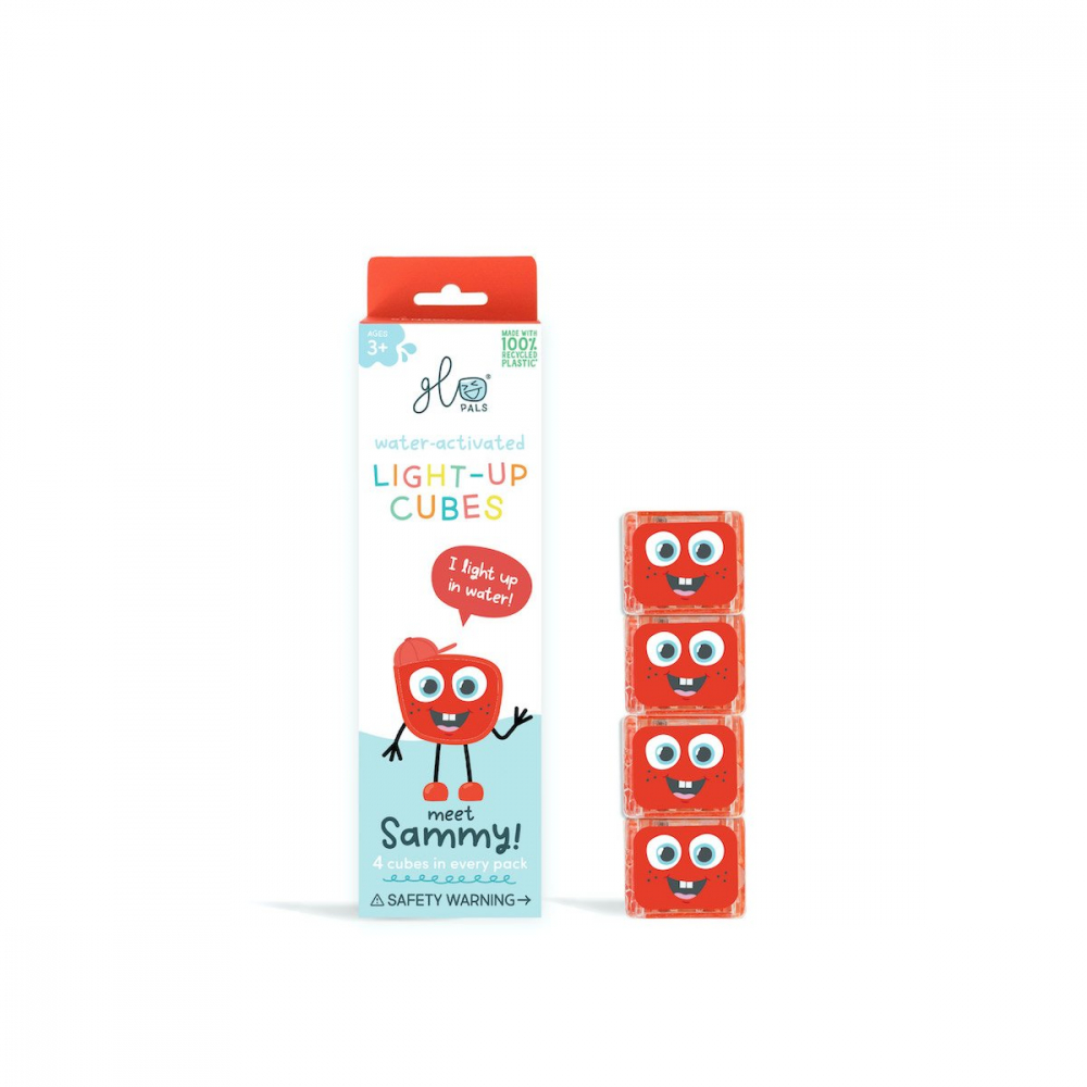 Glo Pals Sammy Cube - Jucarie Senzoriala de Baie - imagine 7