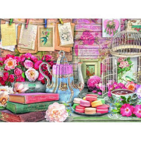Puzzle Petrecere cu Ceai, 500 piese, Ravensburger - imagine 3