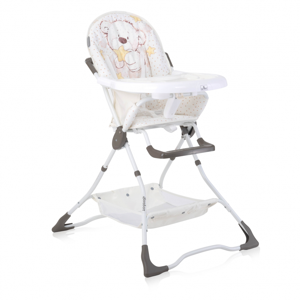 Scaun de Masa Lorelli Bonbon White Teddy Bear - imagine 2