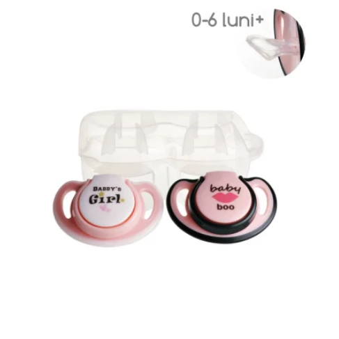 Set Suzete Minut Baby cu Cutie Sterilizare - imagine 3