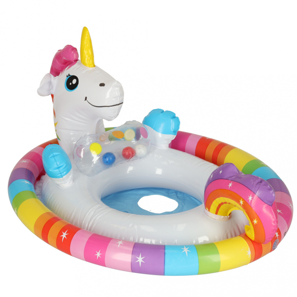 Colac Gonflabil Copii Unicorn Vesel Ikonka - imagine 7