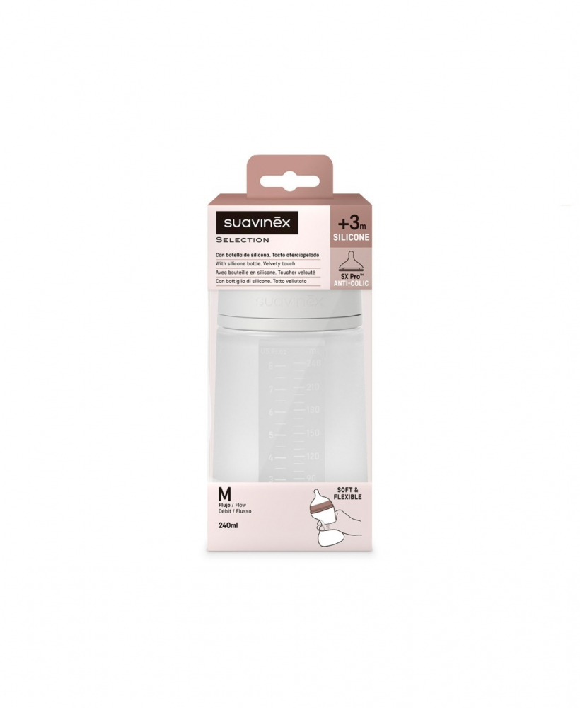 Biberon Suavinex SX Pro Silicon 240ml - imagine 2