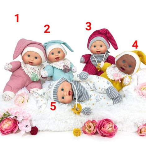 Papușă Nines D'Onil Bebeluș Moale cu Vanilie 26cm