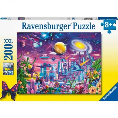 Ravensburger Puzzle Orasul Cosmic 200 piese - imagine 2